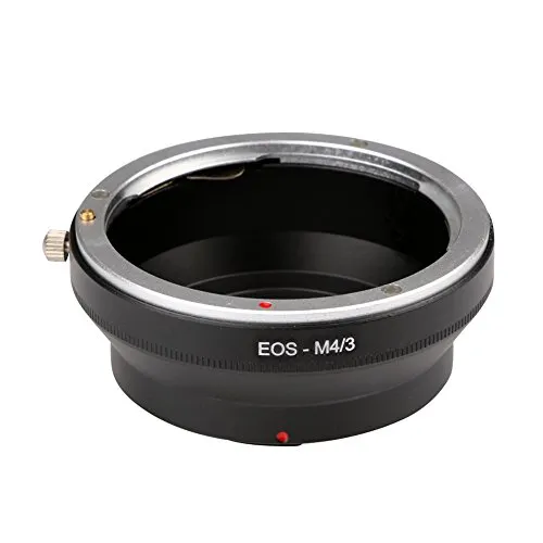 Prettygood7 EOS-M4/3 - Anello adattatore per obiettivo Canon EOS EF su Olympus Micro 4/3