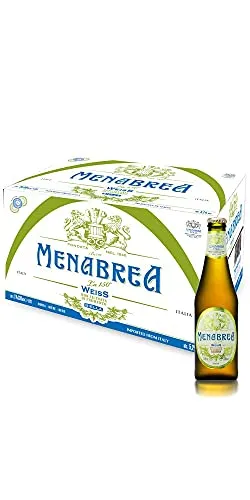MENABREA, Birra La 150 Weiss In Cartone Da 24 Bottiglie - 330 ml