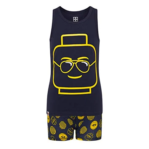 LEGO Wear CM Unterwäsche Set Coordinato Abbigliamento Termico, Blu (Dark Navy 590), 5 Anni Bambino