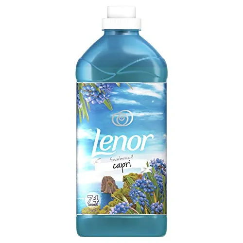 Lenor Ammorbidente Lavatrice Concentrato, 74 Lavaggi, Atmosfere D'Italia Capri, Profuma Ogni Notte fino a una Settimana