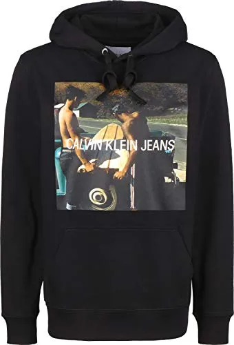 Calvin Klein Jeans Photoprint Felpa CK Black