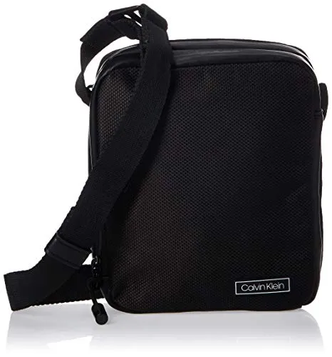 Calvin Klein Revealed 2g Mini Reporter - Borse organizer portatutto Uomo, Nero (Black), 0.1x0.1x0.1 cm (W x H L)