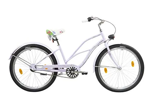 Leader Lazy, Bici Cruiser Women's, Lilla, 26''