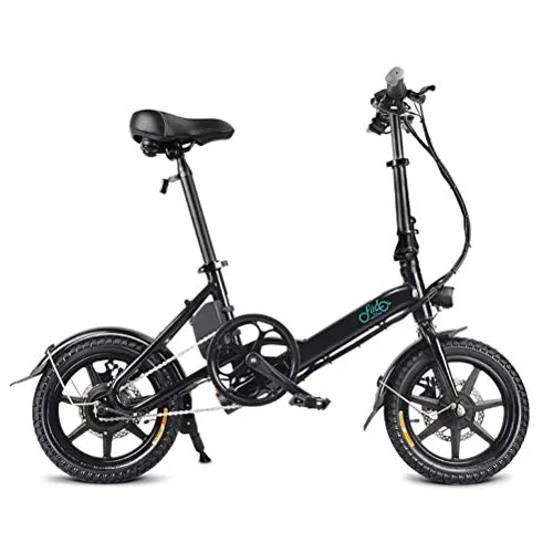 FIIDO D3 Bicicletta elettrica Pieghevole da 14 Bici elettriche da 14 Bicicletta elettrica da 14 V con Batteria agli ioni di Litio da 36 V / 7,8 Ah