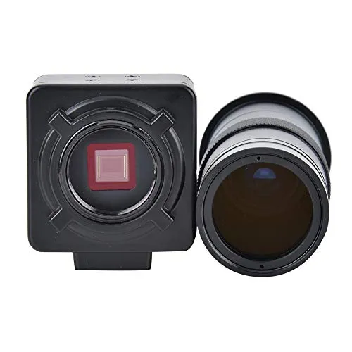 Microscopio USB da 5 MP Software di Misurazione per Videocamera per Microscopio ad Alta Definizione Interfaccia USB 2.0 Materiale Metallico con Obiettivo con Innesto a C Zoom 100X