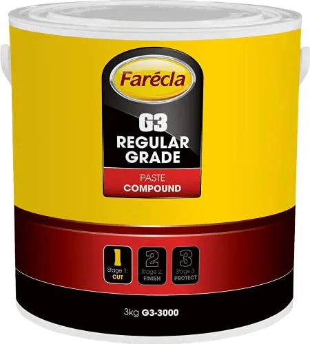 FARECLA - Pasta abrasiva G3-1000, Confezione da 3 kg