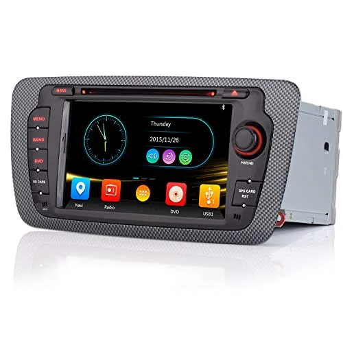 iFreGo 7 pollici 2 Din Autoradio touchscreen Per Auris 2007-2013, navigazione GPS, lettore CD DVD, autoradio supporta il controllo del volante Bluetooth, Windows CE 6.0, USB con CD MP3