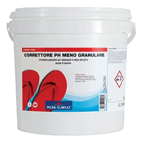 Lapi - 16 kg Secchio Correttore di PH Meno Minus Granulare. per Ridurre Valori di PH Troppo Alti