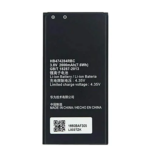 BATTERIA COMPATIBILE CON HUAWEI Y625 G620 Y635 Y5 Y560 Y550 HB474284RBC ALTA CAPACITÀ 2000MAH CON KIT SMONTAGGIO INCLUSO