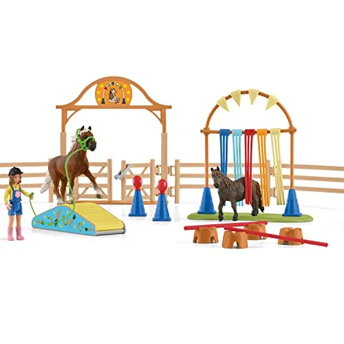 SCHLEICH 42481 Farm World Pony Agility Training