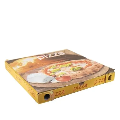 VIRSUS 100 Scatola Pizza 32x32 h 3cm Cartone Pizza Porta Pizza Termico da asporto Pizzeria Ristorante 100 scatole