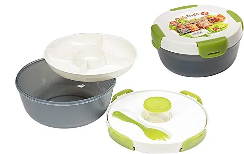 Di.Mo Casa Collection Sacco per il Pranzo Tondo con Coperchio Refrigerato 6-Pezzi Set