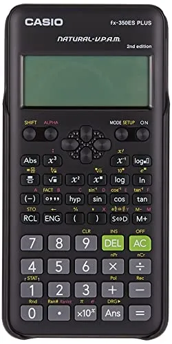 CASIO SCIENTIFIC CALCULATOR FX-350ESPLUS-2 BLACK 12-DIGIT DISPLAY