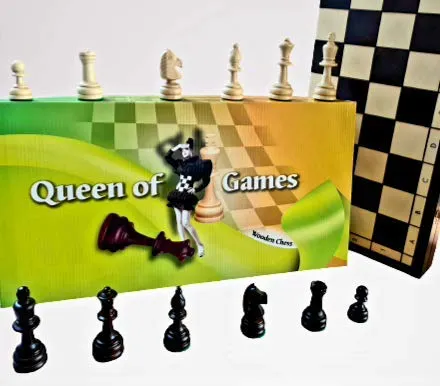 Set di scacchi professionale OLYMPIC di alta classe, grande 42 cm / 16,5 pollici, realizzato a mano in legno da Master Of Chess