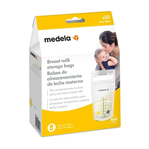 Medela Sacchetti per latte materno 50 bianco