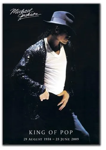 Artopweb Pannelli Decorativi Michael Jackson (King of Pop) Quadro, Legno, Multicolore, 69x1.8x99 cm