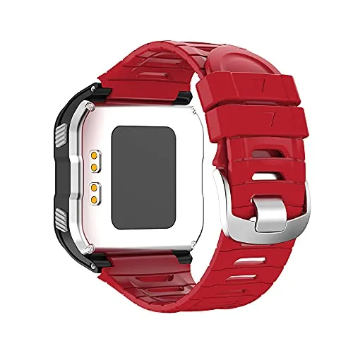 KINOEHOO Cinturino Compatibile con Garmin Forerunner 920XT Cinturini di Ricambio in Silicone.(rosso)