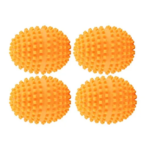 Arancione riutilizzabili Dryer Balls Lavaggio Lavanderia Asciugatura Palla per la casa Vestiti Pulizia 4 Pezzi/Set