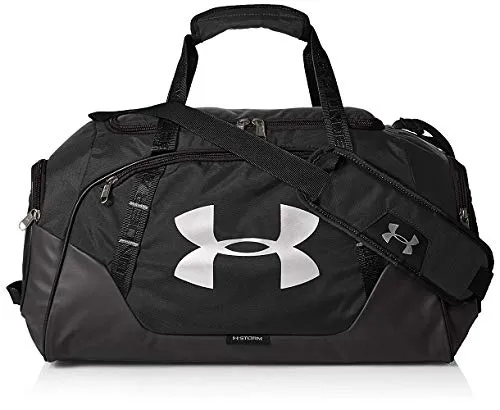 Under Armour Ua Undeniable Duffle 3.0 Sm, Borsone Unisex adulto, Nero Black/Silver, Taglia unica