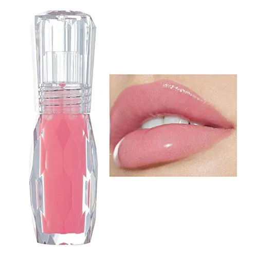 GL-Turelifes Lip Plumper Gloss Gelatina Colore Rossetto, lucidalabbra del cliear Lip Plump Gloss- Enhancer Hydrated Lips, Idratare, Eliminare le rughe di secchezza (#1)