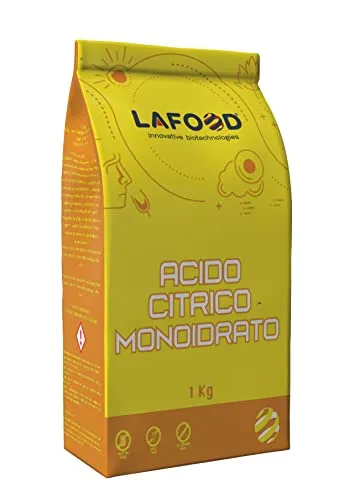 Acido Citrico Monoidrato - E330 - food grade - uso alimentare - EXTRA CEE - 1kg