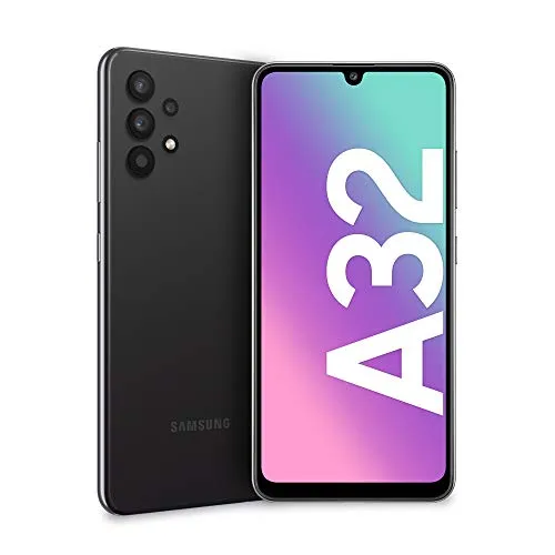 Samsung Galaxy A32 4G Smartphone Android Senza SIM 6.4 Pollici, Display Infinity-U FHD+, 4 Fotocamere Posteriori, 4GB RAM e 128GB, Awesome Black (Nero) [Versione Italiana]