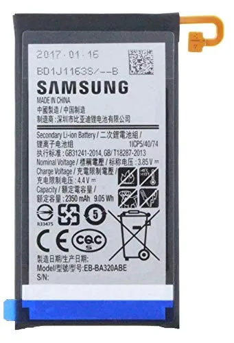 Batteria per Samsung Galaxy A3 (2017) agli ioni di litio con 2350 mAh – Accessori originali Samsung incluso display