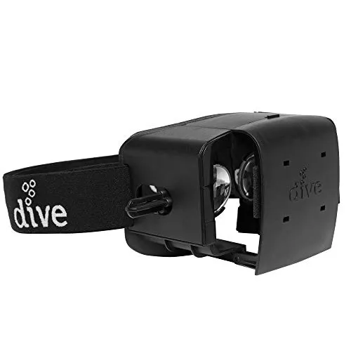 Durovis Dive 5 - Cuffie per realtà virtuale - Set VR per giochi 3D, film, video, app di Google Play e App Store di Apple - per smartphone Android e iOS: Apple / Samsung / LG / Sony / Huawei / HTC