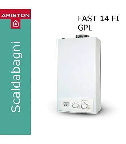 Ariston - scaldabagno camera aperta elettronico FAST Ariston - 14 litri/min, Alimentazione a GPL, A magazzino