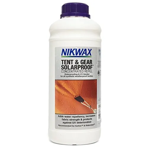 Nikwax - Tenda e Ingranaggi solari concentrati, Unisex - Adulto, Concentrato a Prova di Sole, NKW0205, Trasparente, 150 ml