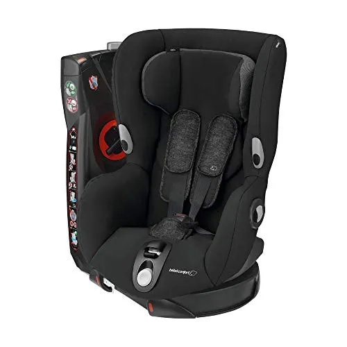 Bébé Confort Axiss Seggiolino Auto 9-18 kg, Girevole 360° e reclinabile in 8 comode posizioni, Gruppo 1 per Bambini dai 9 Mesi ai 4 Anni, Nero (Nomad Black)