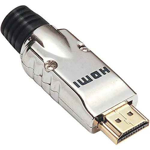 TRU Components HDMI STECKER METALLAUSF HRUNG Hell