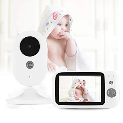 TSAR003 Baby Webcam Baby Monitor IP Camera Baby Camera Nuove Ninne Nanne Digitali Wireless da 3,5 Pollici per Neonati/Anziani/Animali Domestici