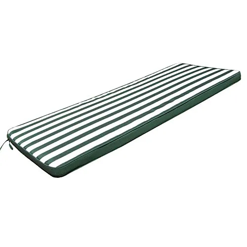 Cuscino lungo 110x45cm verde sfoderabile impermeabile lettino esterno CU805672