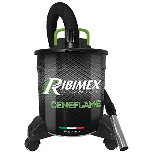 RIBIMEX - Aspiracenere elettrico con Filtro_HEPA Ceneflame, 18 L, 1200 W - PRCEN007 - Multicolore