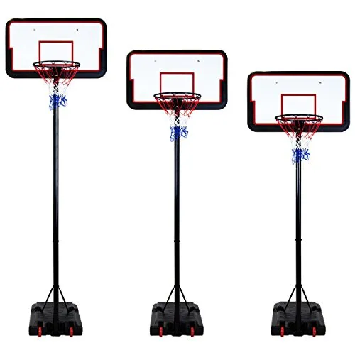 Generic. regolabile altezza basket net ll net altezza 3 meter Hoop e 205 – 305 cm ponderata tabellone cm 3 metri regolabile 205 – 305 cm P Weig supporto D Backbo.