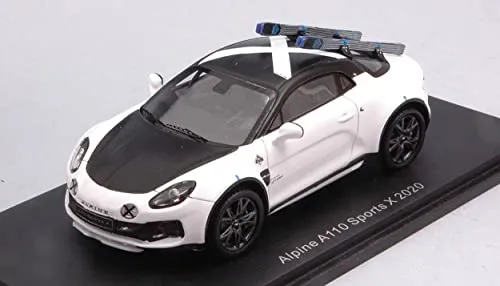 MODELLINO IN SCALA COMPATIBILE CON ALPINE A110 SPORTS X 2020 WHITE 1:43 SPARK MODEL S6182