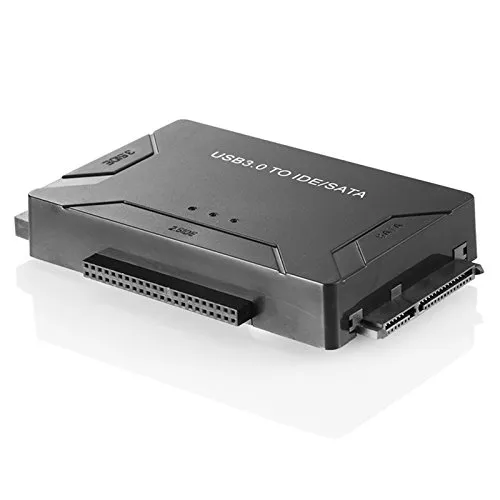 SODIAL SATA Combo USB IDE SATA Adattatore Disco Rigido SATA a USB3.0 Convertitore di trasferimento Dati per Unita' Ottica 2.5/3.5/5.25 HDD SSD (Spina Europea)