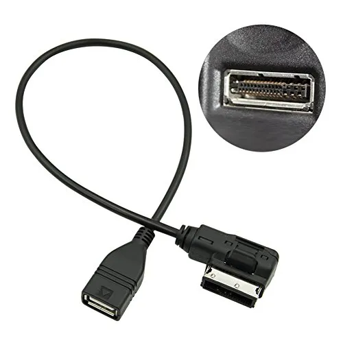 SB MP3 cavo adattatore, interfaccia musicale AMI MMI USB AUX MP3 cavo adattatore