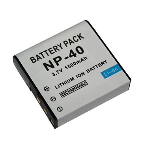 1 batteria da 1500 mAh NP-40 NP40 per fotocamere Casio 55 57 Z100 Z300 Z400 Z450 FC100