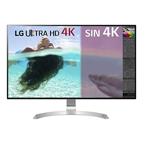 LG 32UD99 Monitor da 32" 4K UltraHD LED IPS HDR 10, 3840 x 2160, AMD FreeSync, Multitasking, Display Port, 2 HDMI, USB-C, Altezza, Inclinazione e Rotazione Regolabili