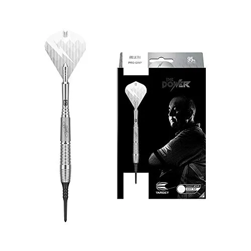 Target Darts Phil Taylor Power 9-Five Gen 6 18G 95% Set di Freccette con Punta Morbida in tungsteno