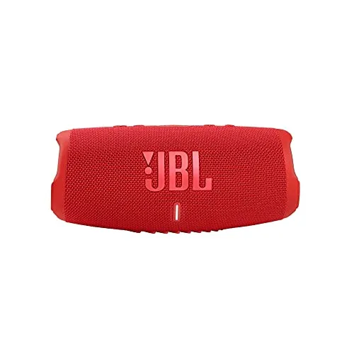JBL Charge 5 - Altoparlante Bluetooth portatile impermeabile IP67, carica USB e uscita - Rosso