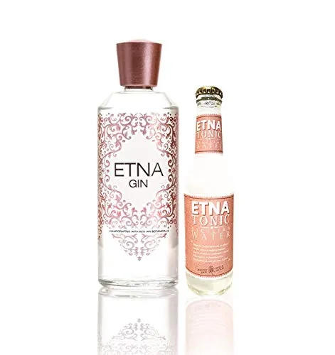 Etna Gin 70 cl 40% e Etna Tonic Acqua Tonica 200 ml By Nelson Sicily