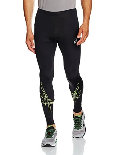 ASICS Leggings Stripe Tight Nero/Giallo S