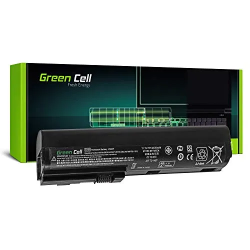 Green Cell® Standard Serie SX06 SX06XL SX09 Batteria per Portatile HP EliteBook 2560p 2570p (6 Pile 4400mAh 10.8V Nero)