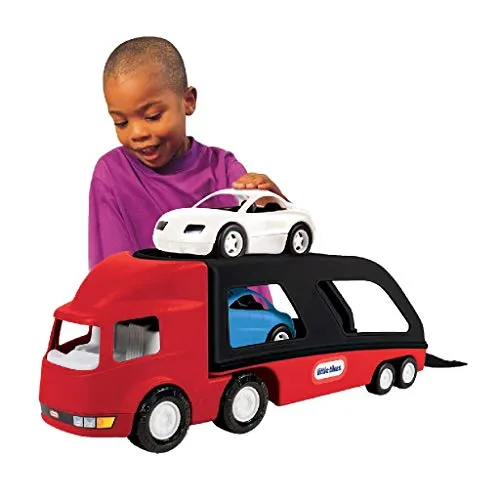 Little Tikes Camion bisarca con 2 auto - Incoraggia il gioco attivo e creativo - Età: da 12 mesi a 6+ anni