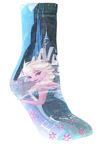 Calzini blu e bianchi Elsa Frozen 23/26 EU