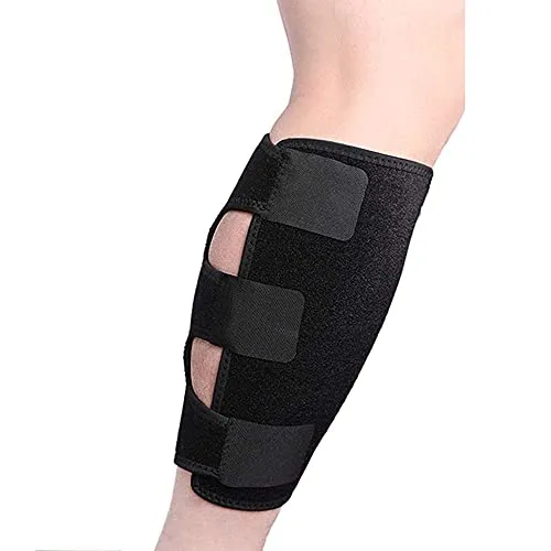 Worth having - Brace del vitello per il vitello strappato del vitello regolabile lucrtable stinco di splint di vitello avvolgere la migliore compressione in esecuzione della gamba inferiore per gli uo