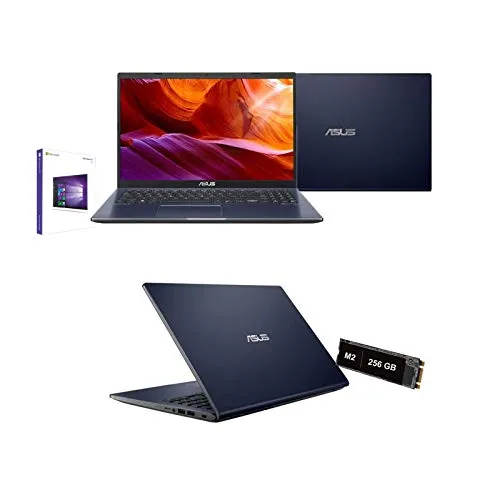 Notebook Pc Asus Intel Core i3-1005G1 3.4 Ghz 10 Gen. 15,6" Hd 1920x1080,Ram 12Gb Ddr4,Ssd Nvme 256 Gb M2,Hdmi,USB 3.0,Wifi,Bluetooth,Webcam,Windows 10 Pro,Nero,Antivirus